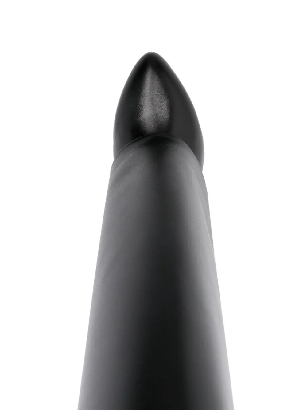 Bottes Shark Lock 100mm cuir noir vue arrière OnlyHeels