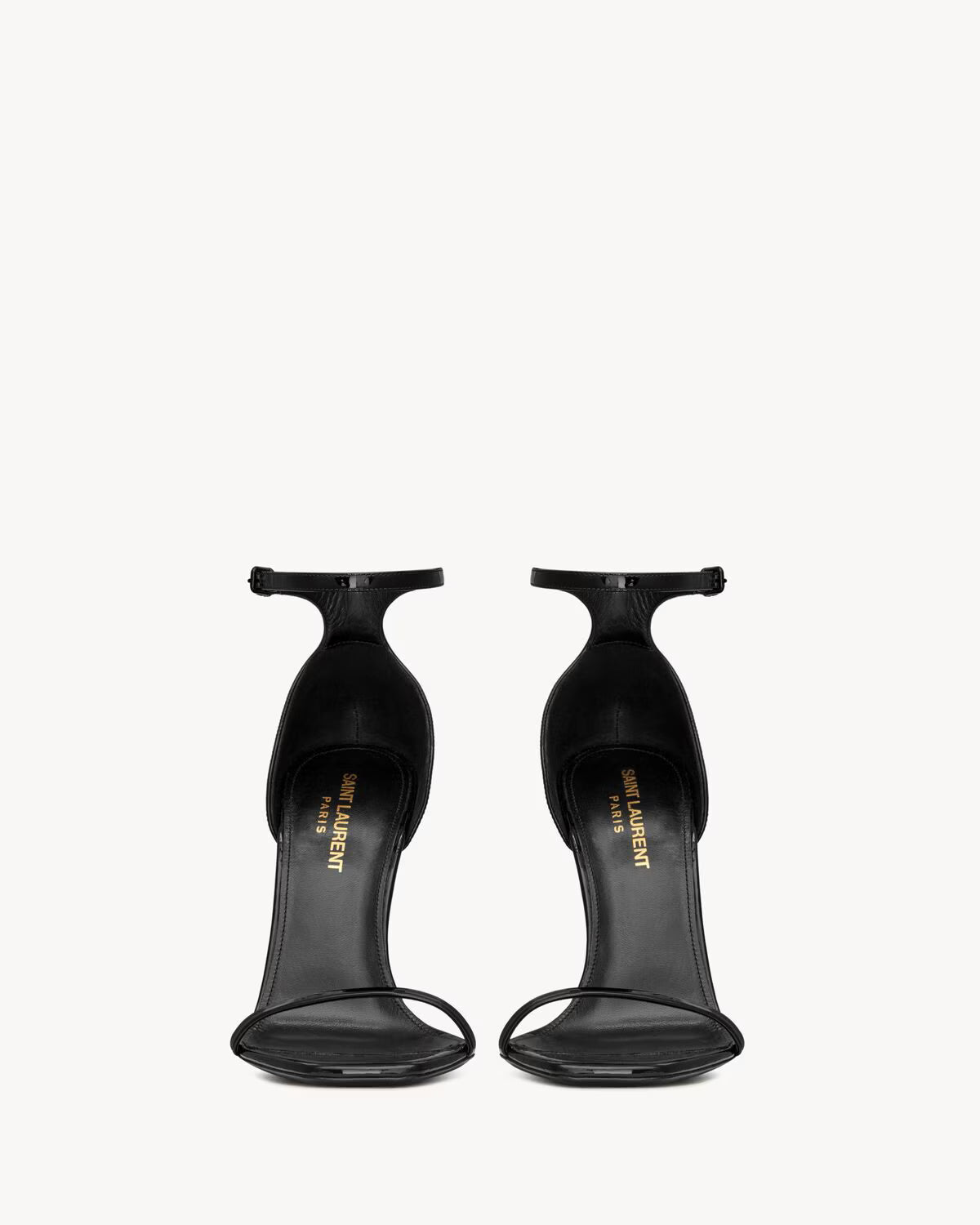 Sandales Opyum 110 cuir verni talon Cassandre vue côté