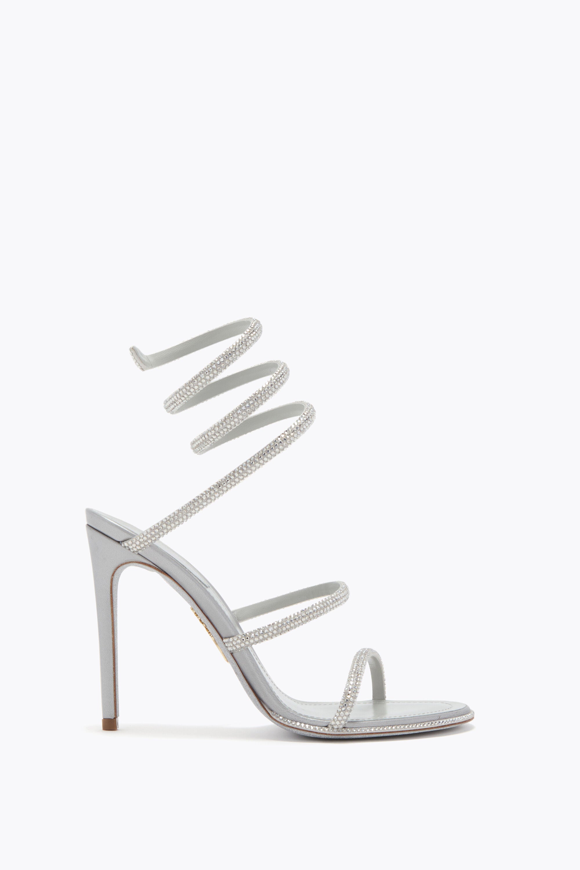 Sandales à talon 105mm noir premium portées modèle OnlyHeels