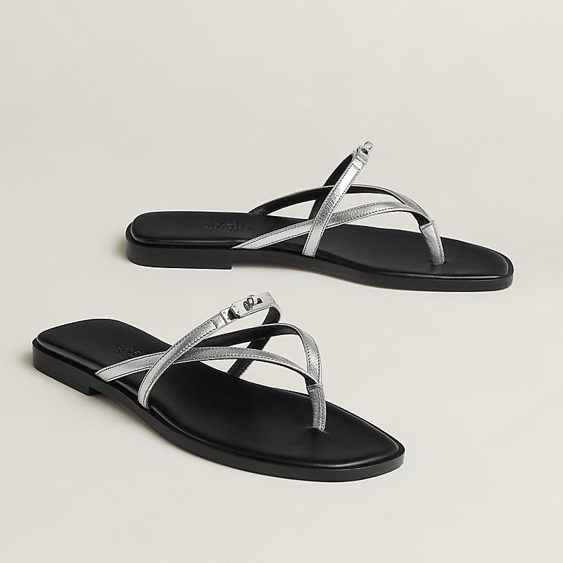 Sandales Miss cuir premium brides croisées vue de face OnlyHeels